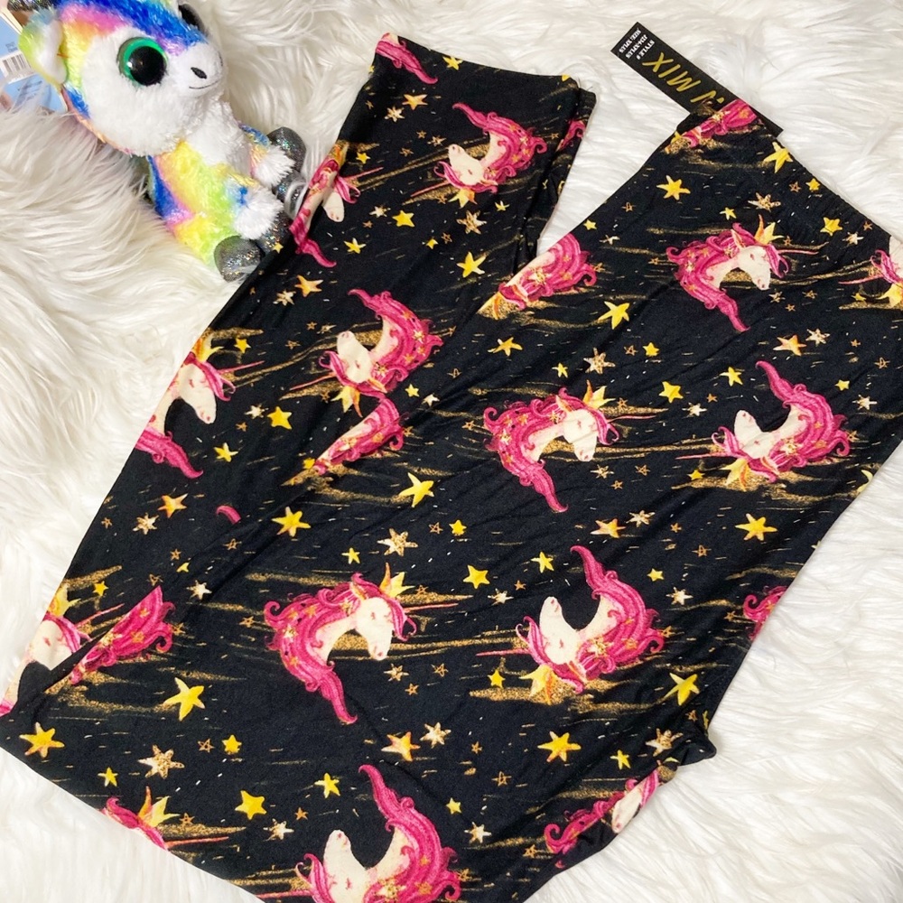 New Soft Princess Unicorn Leggings TC2